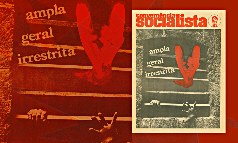 Capa da primeira edição do jornal Convergência Socialista