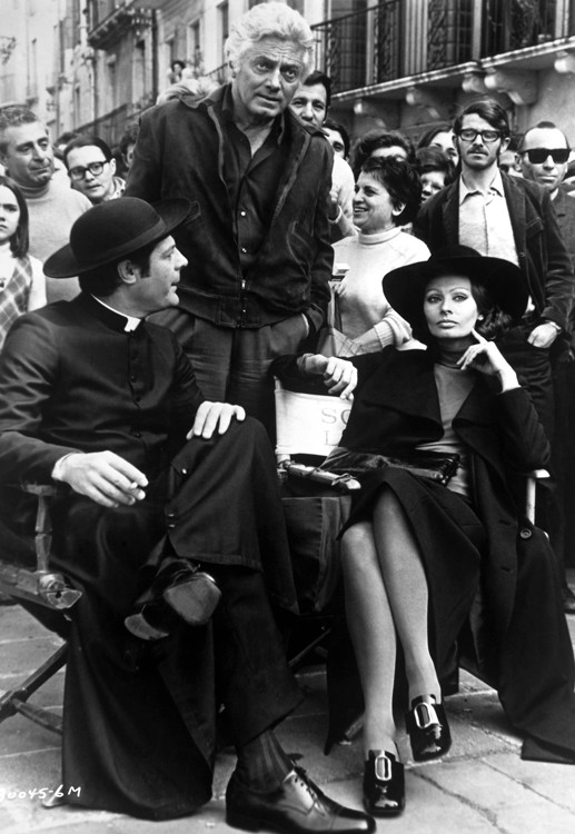 Dino Risi, Sophia Loren e Marcello Mastroianni