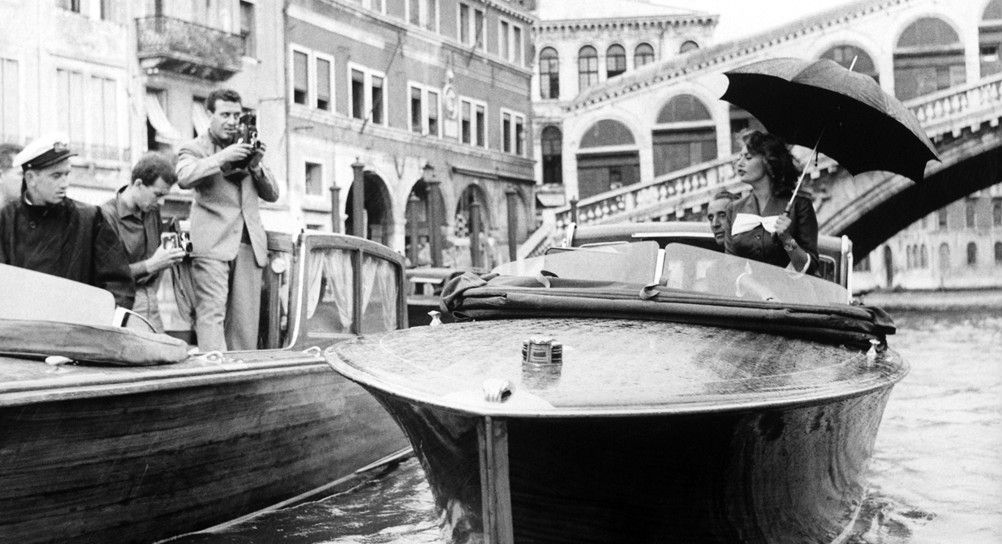 Sophia Loren em Veneza, na ocasião do Festival