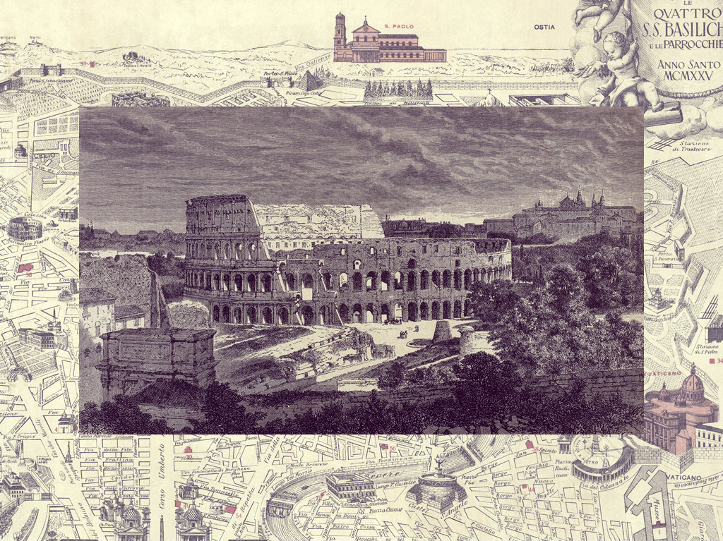 Vista geral do Coliseu