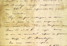 Carta de José de Alencar pedindo a visita do médico a seu filho