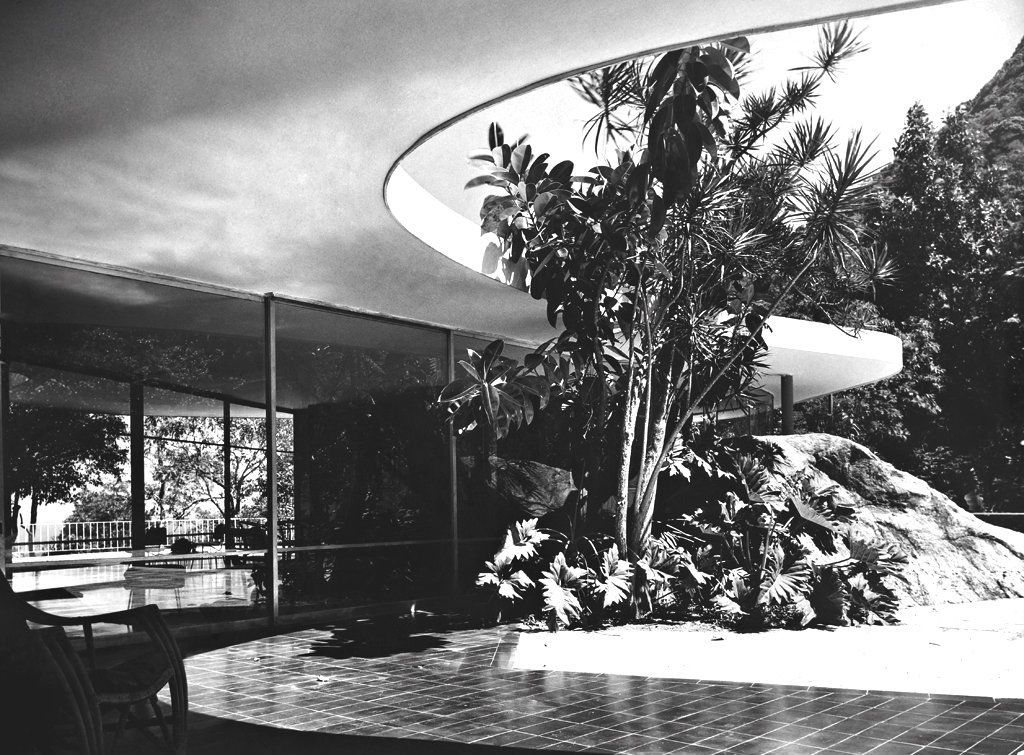 Casa das Canoas, residência de Oscar Niemeyer até 1959, em São Conrado