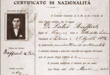 Rafael de Falco - certificado de nacionalidade italiana