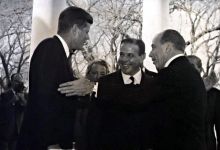 Presidente John Kennedy recebe o presidente João Goulart