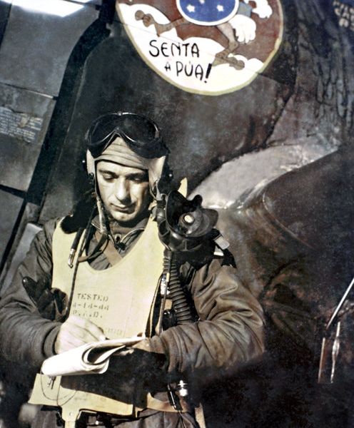 Primeiro-tenente Rui Moreira Lima, piloto do caça P-47