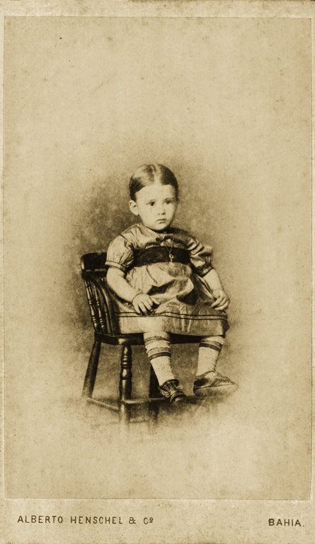 Retrato de criança - Alberto Henschel & Co.